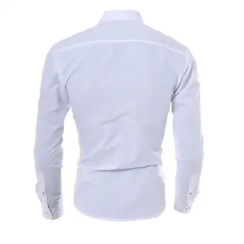5XL Plus Veľkosť Značky-oblečenie Bavlnené Pánske Oblečenie Pevné Mäkké Mužov Tričko Dlhý Rukáv Pánske Košele Bežné Slim Fit Hot Predaj