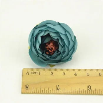 30pcs 4cm dekoratívne Mini Hodváb Rose Bud Umelé Scrapbooking Kvet Hlava Pre Svadobné Dekorácie DIY Veniec Darček Plavidlá Kvet