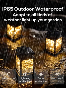 Slnečné Svetlo Vonku Vodotesný Led Solárne Svetlo pre Záhradné Dekorácie Kolo/Štvorcových Balkón Dovolenku Osvetlenie MOONSHADOW