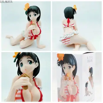 1PCS Japonské Anime Sword Art Online EXQ Sexy Dievčatá Leafa Kirigaya Suguha Plavky Ver. 1/7 PVC Akcie obrázok modelu Hračka bábika Nové