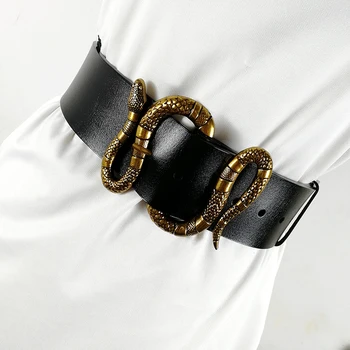 Autor pásy pre ženy, luxusné ceinture femme 2020 plus veľkosť pravej kože G pás široký cummerbunds sako opasok