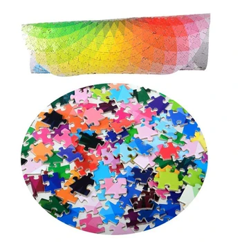 Puzzle 1000 Ks Kolo Skladačka Puzzle Rainbow Paletu Duševného Hra Pre Dospelých a Deti Puzzle Darček