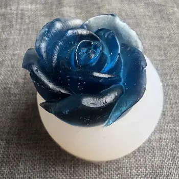 3D ruže kvet / pivónia kvet / Yumeiren / silikónové formy, môže byť použitý pre mydlo, vosk, živice, mousse dekorácie príslušenstvo príliš