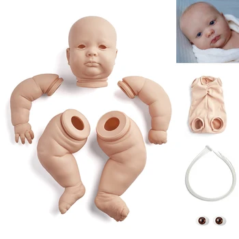 RSG Reborn Baby Doll 23 Palcov Realisticky Novorodenca 3 Mesiac Joseph Vinyl Nevyfarbené Nedokončené Bábika Časti DIY Prázdne Bábika Auta