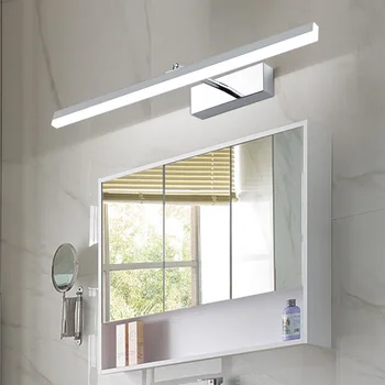Kúpeľňa Zrkadlo Predné Svetlo Led Nástenné svietidlo Black&White Svietidiel Sconce Lampa Zdvíhateľnej Zrkadlová Skrinka 40/50 Kúpeľňa Lampa