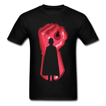 Black Red Osnovy Tričko Jeden Úder Muž Tričko Pre Študentov pánskej Módy Anime Cosplay T Shirt 90. rokov Karikatúra Tlače T-Shirt