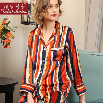 16 momme Módne Prekladané moruša hodváb pajama sady ženy dlhý rukáv eleganciu ušľachtilý pyžamá prírodný hodváb ženy sleepwear