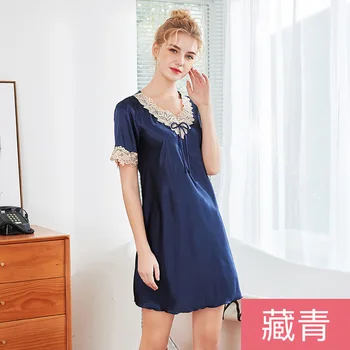 Letné dámske Šaty, Vaňa Šaty Župan Sleepwear Dámy Rayon Yukata Nightgown Sleepshirts Domov Noc Pijama Mujer M-XL