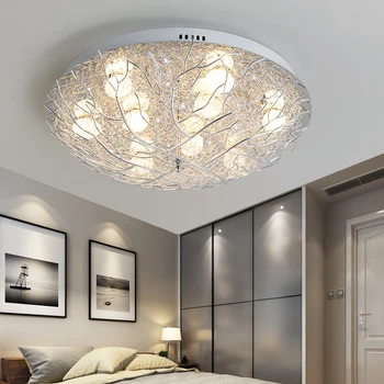 LED stropné svietidlo môže byť použitý v modernej obývacej izby, spálne, stropné svietidlo Art Nouveau dizajn kruhové osvetlenie zariadenie AC90-260v