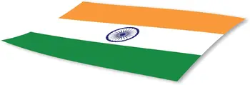 Indickej Vlajke Nárazníka Nálepka Je Vyrobená z Odolného nepremokavého Materiálu, Indickej Vlajke Samolepku Indickej Vlajke Samolepku