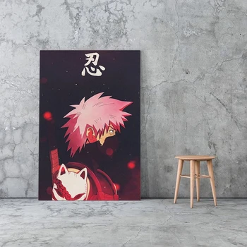 Maliarske plátno Hatake Kakashi Anime Domáce Dekorácie Obraz Moderného HD Vytlačené Modulárny Plagát Na Steny v Obývacej Izbe Umenie, fotografia Bez Rámu
