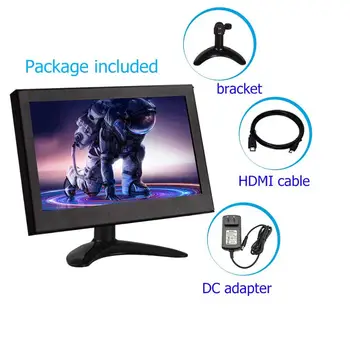 Mini 7 palcový prenosný monitor lcd Full HD 1024x600 diaplay CCTV malé monitor pc s VGA HDMI rozhranie pre auto Reverse ps4