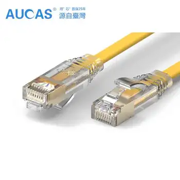 AUCAS 5m 10 m 15 m 10 Gigabitový Sieťový Kábel FTP Byt Patch Kábel RJ45 počítačový kábel Ethernet Internet LAN, Modem Router Povolanie