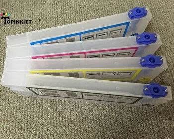 Naplniteľné atramentom kazety pre ROLAND MIMAKI MUTOH tlačiareň s 4 farby v 220ml
