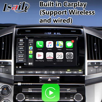 Lsailt Android Carplay Video Rozhranie pre Toyota Land Cruiser LC200 ROKY 2013-GPS Navigácie Multimediálny Prehrávač Systému