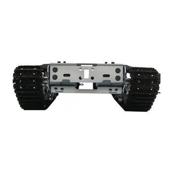 T300 RC Tank Podvozok Kov Pásový Robot Šasi Inteligentný Robot Auto Šasi Šok Absorpcie Rozobraté