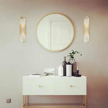 Moderné Mramoru LED Nástenné svietidlá Umelecký štýl Atmosféru Nástenné svietidlá Nástenné Sconce pre Obývacia izba Chodba z Hotelovej Izby a Kúpeľňa