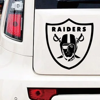 Vtipné Americký futbalový tím Raiders Auto Samolepky Automobily Motocykle Vonkajšie Príslušenstvo Vinylové Nálepky pre Bmw, Audi Jeep