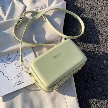 2020new kórejskej značky, značkové kabelky módna taška cez rameno textúra box vrece PU kožené malé námestie taška wild trend messenger taška