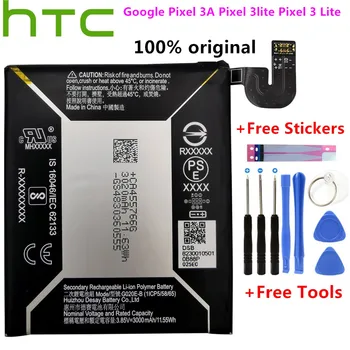 Originálne Náhradné Batérie G020E-B Pre Google Pixel 3A Pixel 3lite Pixel 3 Lite Authenic Nabíjateľná Batéria 3000mAh+ Nástroje