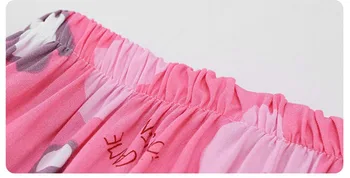 2020 Dievčenské Letné Pyžamo Sady Pyžamá Bavlnená Cartoon Pijama Deti Sleepwear Domáce Oblečenie Ensemble Fille Pre 6 8 10 12 14 Rokov