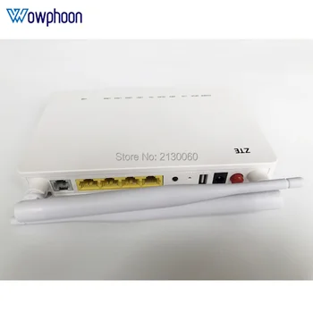 10pcs gpon ont router ZTE F660 V8 1GE+ 3FE+ USB+ TEL.:+ Wifi externú anténu 5dbi SC UPC gpon modem ont