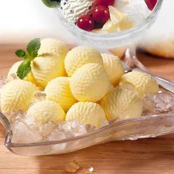 Lyžička Na zmrzlinu Lopatka z Nehrdzavejúcej Ocele, Ľadové Gule Maker Mrazené Cookie Cesto Mäsové Gule Ryžové Pokrmy Ice Cream Nástroj