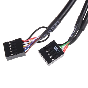 1*Audio Kábel PC Počítač Prípade PCB Predný Panel USB 2.0 Audio Port Mic Kábel prepojovací Kábel Doska