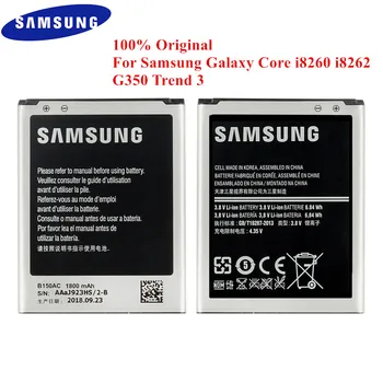 Originálne Batérie B150AE B150AC Pre Samsung Galaxy Core i8260 i8262 i8060 G3502 G3508 G3509 SM-G350 G350E 1800mAh