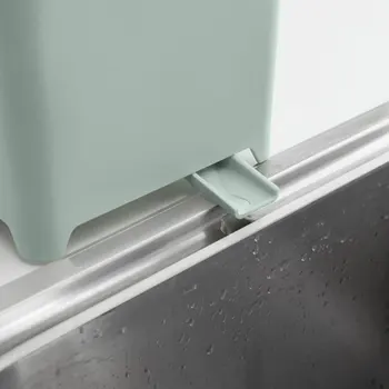 Plastové kuchynský riad úložný box Veľkú Kapacitu Odvodnenie Rack Umývateľný nôž, vidlička, Lyžica prútika organizátor box