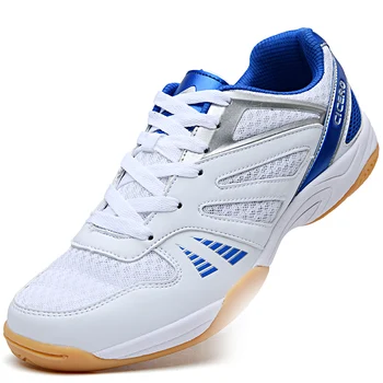 2020 Nové Mužov Biela Modrá Bedminton Topánky Ženy Air mesh Anti-Klzké Výcvik Profesionálnych Tenisky Mužský Šport Bedminton Topánky