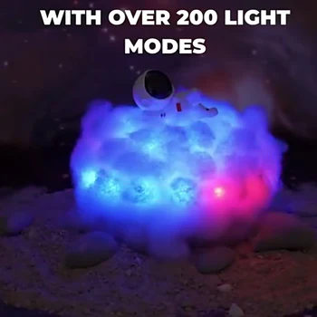 Špeciálne LED Farebné Mraky Astronaut Lampa s Dúhový Efekt Deti Deti Spálňa Dekoratívne Nočné Svetlo Kreatívny Darček Hot