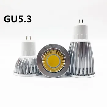 10X Super deal MR16 KLASU 9W 12W 15W Stmievateľné LED Žiarovka MR16 12V, GU5.3 110V 220V Teplá Biela / Čistý / Studená Biela led OSVETLENIE