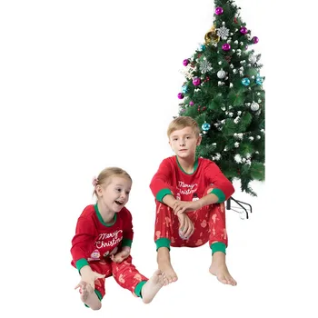 Vianočné Rodiny Pijamas Sady Vianoce Rodič-dieťa Vyhovovali Bežné Domáce Pyžamo Vianočné Snehuliak Chlapec, Otec, Mama Rodine Zodpovedajúce Oblečenie