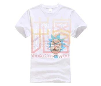 NEUVERITEĽNÉ NÁLEVE Rick & Morty Tričko Chlapci Najnovšie Jedinečný Tee Tričko Populárne Pohodlné T-Shirt Mužov O Krk Lacné Otec Top