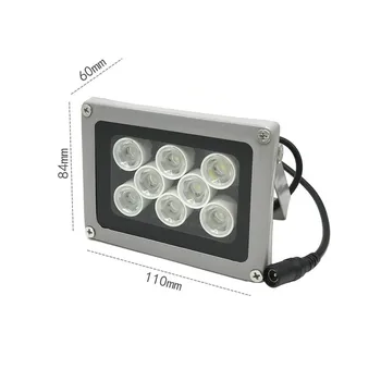 Malé Dohľadu LED pre Nočné Videnie Vyplniť Svetlo Infračervené Svetlo 16w Infračervené Nepremokavé DC12V Infračervené Svetlo Iluminátor Svetlo
