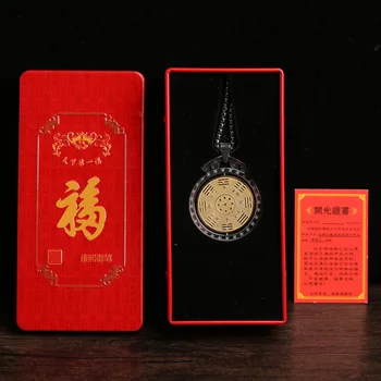 Koleso Sa Točí Prívesok Zliatiny Titánu Šťastie Prívesok Ba-Gua Prívesok Amulet Prívesok Mužov A Žien Náhrdelník Čína Taoizmu Šperky