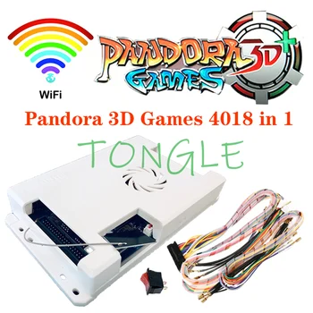 Pandora Uložiť funkcia 3D 4018 v 1 Box Retro Arkádovej Hry PCB Dosky 3D Hry, HDMI, VGA Konzoly Gamepad Doske FBA MAME PS