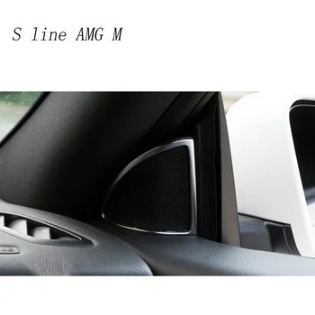 Auto styling Reproduktor dekoratívne rám vysokofrekvenčné reproduktory výbava nálepky na Mercedes Benz CLA C117 Auto Interiérové Doplnky