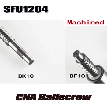 SFU1204 guľôčkovej Skrutky C7 S End Obrábané + 1204 BallNut + Matica Bývanie+BK/BF10 Podpory + Spojka RM1204