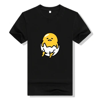 Anime Gudetama T Shirt Cosplay ženy potlačené bavlnené tričko s Krátkym Rukávom Letné Bežné Tee Topy Žena T-shirts