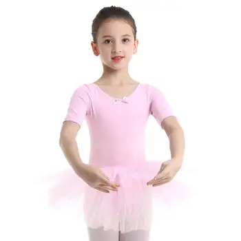 Deti, Dievčatá, Gymnastika Balet Trikot Šaty detský Balet Trikot Kostým pre Fáze Výkonu Balerína Tylu Dancewear
