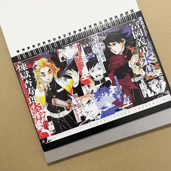2021 Anime Démon Vrah Kimetsu Č Yaiba Stolový Kalendár Kamado Tanjirou Kreslený Obrázok Stôl Kalendáre Denný Plánovač