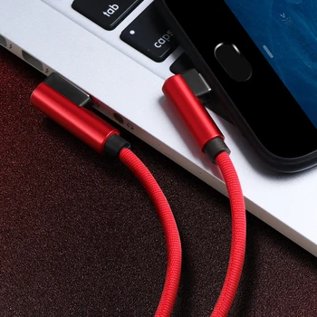 GUSGU Duálny USB Nabíjačka EÚ Zástrčku Sieťovej Nabíjačky s 90 ° Koleno Plnenie Dátový Kábel Micro USB Kábel pre Samsung S7 Xiao Huawei