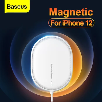 Baseus PD 15W Čchi, Magnetické Bezdrôtová Nabíjačka Pre iPhone 12 Pro Max Indukčné Bezdrôtovú Nabíjačku Panela Rýchle Nabíjanie Pre Xiao Samsung