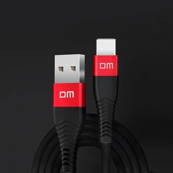 DM USB Typu C Kábel pre xiao redmi k20 pro USB C Mobilného Telefónu Kábel Rýchle Nabíjanie Typ C Kábel pre USB Typ-C Zariadenia
