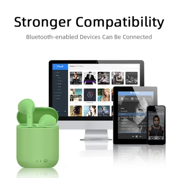 Mini2 Bezdrôtové Slúchadlá Bluetooth Slúchadlá S Mikrofónom, Stereo Headset Nepremokavé Športové Slúchadlá Pre Xiao Huawei iphone