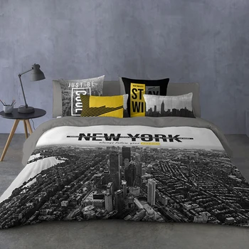 NATURALS MOD Perinu. POBYT MESTA NEW YORK, bytový Textil, posteľná bielizeň, Vyrobené v Španielsku, Bavlna