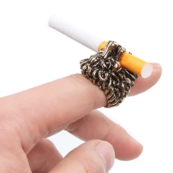 Nové Dymu krúžok Lev Dizajn cigariet držiak na Stojan na Prst Prsteň pre 8mm Cigariet Mužov Gadget Fajčenie Príslušenstvo