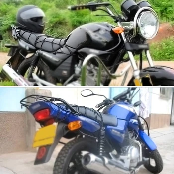 40*40 cm Elastická Motocykel, Nákladné Čistý Prilba Oka Batožiny Držiteľ Kravatu Nadol Bungee Kábel Nastaviteľné